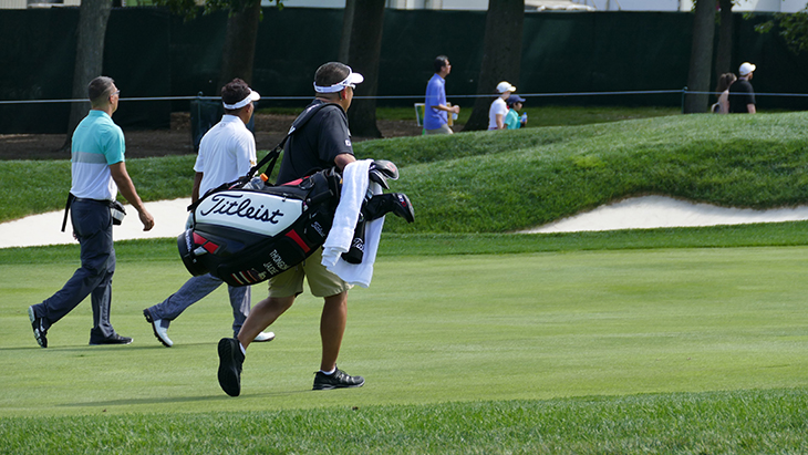 Titleist Brand Ambassador Thongchai Jaidee walks...